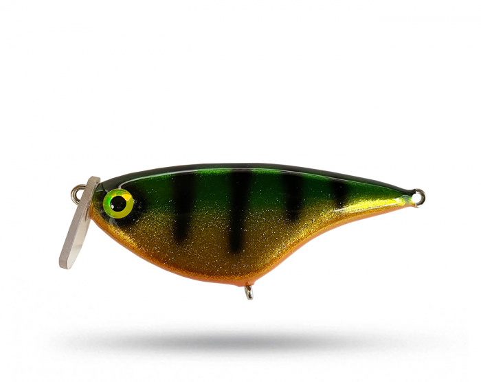 JW Lures Crank 14 cm Shallow Runner - Metal Perch i gruppen Fiskedrag / Gäddwobbler hos Örebro Fiske & Outdoor AB (Crank14S - Metal Perch)